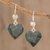 Curated gift set, 'Heart Connection' - 3-Piece Heart-Themed Jade Silver Curated Jewelry Gift Set (image 2h) thumbail