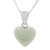 Curated gift set, 'Color of Love' - Heart-Themed Jade Silver Necklace Earrings Curated Gift Set (image 2i) thumbail