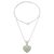 Curated gift set, 'Color of Love' - Heart-Themed Jade Silver Necklace Earrings Curated Gift Set (image 2j) thumbail