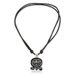 Jade pendant necklace, 'Mayan Authority' - Jade Pendant Necklace with Mayan Authority Nahual Motif