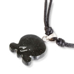 Jade pendant necklace, 'Mayan Authority' - Jade Pendant Necklace with Mayan Authority Nahual Motif