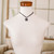 Jade pendant necklace, 'Mayan Transformation' - Jade Pendant Necklace with Mayan Transformation Nahual Motif