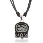 Jade pendant necklace, 'Mayan Compassion' - Mayan Compassion Nahual-Inspired Jade Pendant Necklace