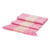 Cotton scarf, 'Rose Soul' - Artisan-Made Pink and Beige 100% Cotton Scarf with Fringes
