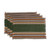 Cotton placemats and napkins, 'Palopo in Olive' (set of 4) - 4 Hand-Loomed Striped Green Cotton Placemat and Napkin Set