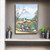 'Lake Atitlan from San Jorge' - Guatemalan Couple with Sheep Near Lake Atitlan Oil Painting