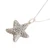 Sterling silver pendant necklace, 'Ocean Stardom' - Sea Life-Inspired Sterling Silver Starfish Pendant Necklace