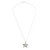 Sterling silver pendant necklace, 'Ocean Stardom' - Sea Life-Inspired Sterling Silver Starfish Pendant Necklace
