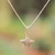 Collar colgante de plata de ley - Collar Colgante De Plata Esterlina Inspirada En El Océano