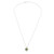 Jade pendant necklace, 'Maya Sweets in Green' - Classic Round Green Jade Sterling Silver Pendant Necklace