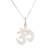 Collar colgante de plata de ley - Collar De Colgante De Plata Esterlina Pulida Inspiradora