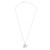 Collar colgante de plata de ley - Collar De Colgante De Plata Esterlina Pulida Inspiradora