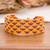 Pulsera de cuentas - Pulsera De Pulsera De Corazón Con Cuentas De Color Marrón Naranja