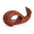 Wood figurine, 'Oceanic Adventures' - Whale-Shaped Mahogany Wood Figurine Handmade in Guatemala