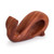 Wood figurine, 'Oceanic Adventures' - Whale-Shaped Mahogany Wood Figurine Handmade in Guatemala