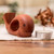 Wood figurine, 'Oceanic Adventures' - Whale-Shaped Mahogany Wood Figurine Handmade in Guatemala