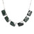 Jade pendant necklace, 'Eternal Green' - Silver Pendant Necklace with Rectangular Dark Green Jade