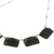 Jade pendant necklace, 'Eternal Green' - Silver Pendant Necklace with Rectangular Dark Green Jade
