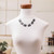 Jade pendant necklace, 'Eternal Green' - Silver Pendant Necklace with Rectangular Dark Green Jade