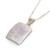 Reversible jade pendant necklace, 'God of Corn' - Reversible Silver Lilac Jade Necklace with Mayan God Motif