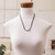 Jade pendant necklace, 'Sweetest Trio' - Adjustable Pendant Necklace with 3 Apple Green Jade Beads