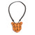 Collar colgante de madera recuperada - Collar Colgante De Madera Recuperado Ajustable En Forma De Cabeza De Oso