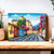'Streets of Antigua Guatemala' - Oil Painting of Traditional Street in Antigua Guatemala