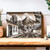 'San Francisco Street IV' - Grey White Black Oil Painting of Street in Antigua Guatemala