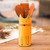 Ceramic pen holder, 'Yellow Feline Organizer' - Ceramic Decorative Vase Utensil Pen Holder with Cat Design (image 2j) thumbail