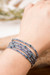 Onyx and Glass Bead Wrap Pulsera - Onyx y pulsera con cuentas de vidrio hecha a mano en Guatemala