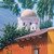 'Chimney of Antigua' - Oil Painting of Traditional Chimney in a Street of Guatemala