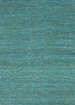 Natural solid turquoise jute area rug, 'Turquoise Loop' - Natural Solid Turquoise Jute Area Rug