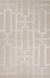 Moderner geometrischer Teppich aus Wolle und Viskose in Taupe/Grau - Moderner geometrischer Teppich aus Wolle und Viskose in Taupe/Grau