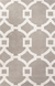 Modern geometric gray/ivory wool blend area rug, 'Regal' - Modern Geometric Gray/Ivory Wool Blend Area Rug