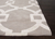 Modern geometric gray/ivory wool blend area rug, 'Regal' - Modern Geometric Gray/Ivory Wool Blend Area Rug