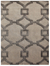 Alfombra moderna geométrica de mezcla de lana gris y arena - Alfombra moderna geométrica en mezcla de lana gris y arena