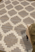 Natürlicher Hanfteppich mit marokkanischem Muster in Grau/Elfenbein - Natürlicher Hanfteppich mit marokkanischem Muster in Grau/Elfenbein