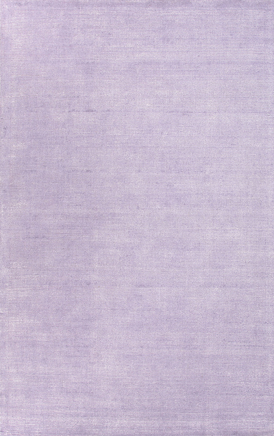 Hand loomed lilac striped wool blend area rug, 'Lilac Lush' - Hand Loomed Striped Lilac Wool Blend Area Rug