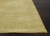 Handgewebter, zitronengelb gestreifter Teppich aus Zitronenwollmischung - Handgewebter, gestreifter Teppich aus Zitronenwollmischung