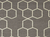 Flat-weave geometric pattern wool gray/ivory area rug, 'Hexacomb' - Flat-Weave Geometric Pattern Wool Gray/Ivory Area Rug