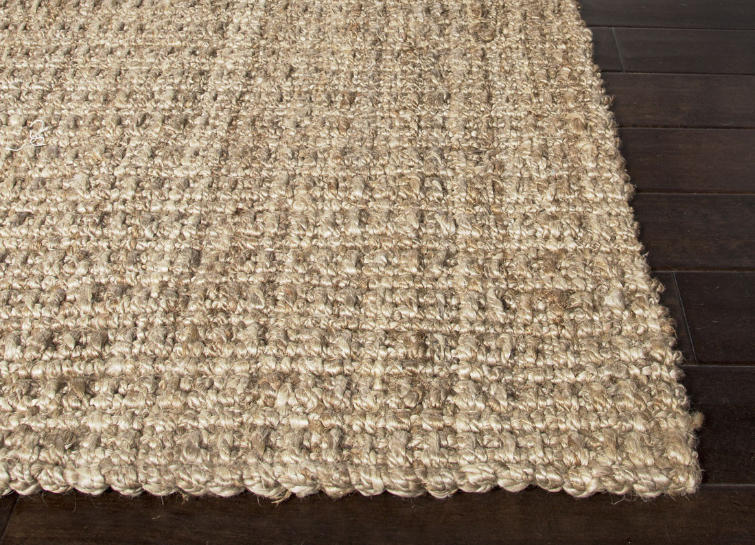 Natural Textured Jute Taupe/Tan Area Rug Harvest Gold NOVICA