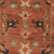 Classic oriental terracotta/charcoal wool area rug, 'Joan' - Classic Oriental Terracotta/Charcoal Wool Area Rug