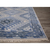Classic tribal blue wool area rug, 'Lyle' - Classic Tribal Blue Wool Area Rug