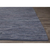 Flat-weave solid blue cotton area rug, 'Persian Heather' - Flat-Weave Solid Blue Cotton Area Rug (image 2b) thumbail