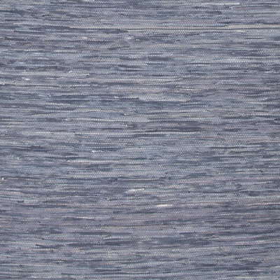 Alfombra de algodón azul liso de tejido plano, 'Persian Heather' - Alfombra de algodón azul liso de tejido plano