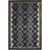 Flat-weave tribal blue/gray wool area rug, 'Admiral' - Flat-Weave Tribal Blue/Gray Wool Area Rug thumbail