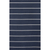 Flat-weave stripe blue/ivory wool area rug, 'Cassia' - Flat-Weave Stripe Blue/Ivory Wool Area Rug thumbail