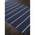 Flat-weave stripe blue/ivory wool area rug, 'Cassia' - Flat-Weave Stripe Blue/Ivory Wool Area Rug (image 2c) thumbail