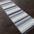Flat-weave stripe blue/ivory wool area rug, 'Blue Nautica' - Flat-Weave Stripe Blue/Ivory Wool Area Rug (image 2g) thumbail