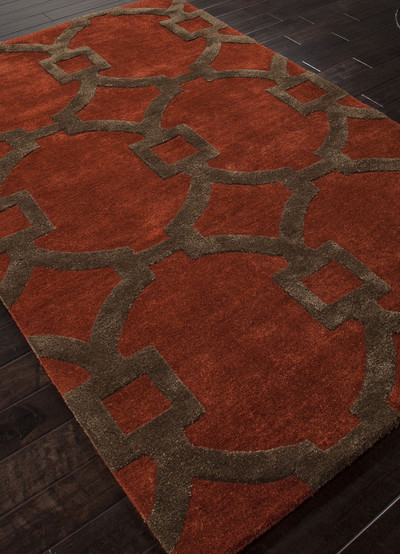 Modern Geometric Red Brown Wool Blend Area Rug Regal Novica - Red And Brown Wool Rugs Modern Geometric Red Brown Wool Blend Area Rug Regal Novica - Red And Brown Wool Rugs